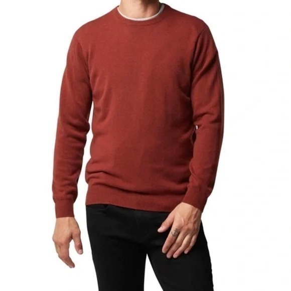 Rodd & Gunn Hillend Men's Merino Wool Red Crewneck Pullover Sweater XL NWT